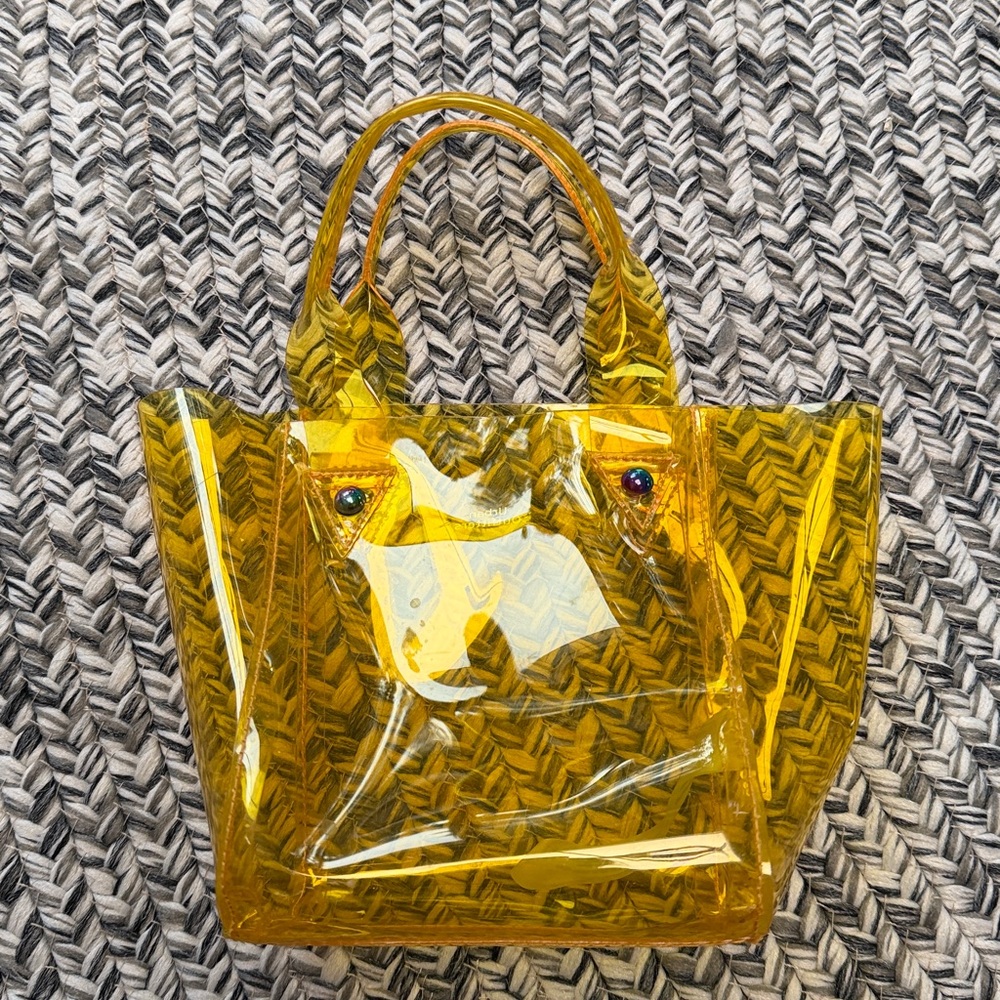 Urban Outfitters Vibrant Yellow Clear Tote - Picture 5 of 9